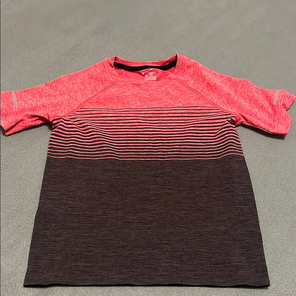 Red and Black Kids Short Sleeve Tee